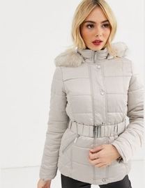 Lipsy padded hooded coat best sale