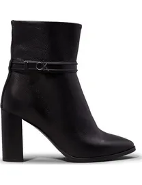 Shop Calvin Klein Women s Black Ankle Boots up to 65 Off DealDoodle