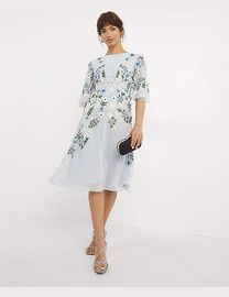 Shop Joanna Hope Blue Wedding Guest Dresses DealDoodle