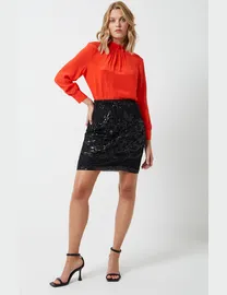 Eero sequin mini skirt french connection best sale