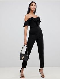 Lipsy bardot jumpsuit online