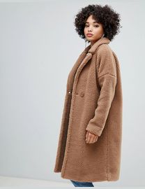 Missguided borg coat hotsell