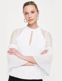 Shop Damsel In A Dress Women s White Blouses up to 25 Off DealDoodle