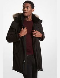 Michael kors parka mens sale on sale