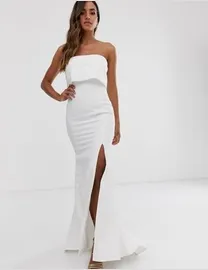 Jarlo bandeau overlay maxi dress best sale