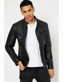 Leather jacket sports direct sale