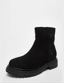 Debenhams black suede ankle boots hotsell