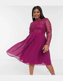 Shop Chi Chi London Plus Size Pink Dresses up to 75 Off DealDoodle