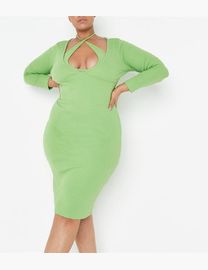 Missguided Plus Size Dresses Going Out Midi Dress Dealdoodle