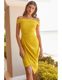 Lipsy dress yellow best sale