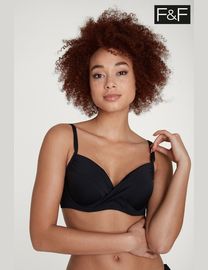 Shop Tesco F F Clothing Black Bikini Top DealDoodle