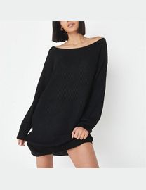 Shop Missguided Women s Black Jumper Dresses up to 70 Off DealDoodle