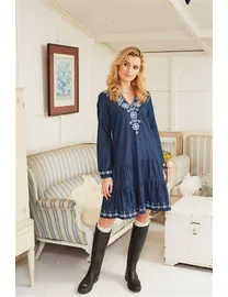 Shop Mistral Womens Blue Dresses up to 60 Off DealDoodle