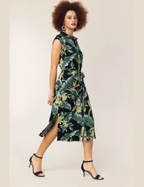 Oasis tropical shirt dress online