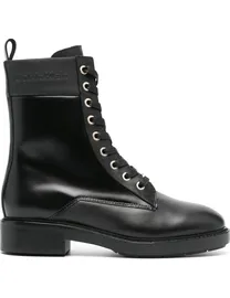 Shop Calvin Klein Women s Lace Up Boots up to 75 Off DealDoodle