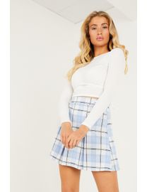 Shop Quiz Women s Check Skirts up to 70 Off DealDoodle