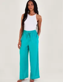 Shop Monsoon Linen Trousers for Women up to 50 Off DealDoodle