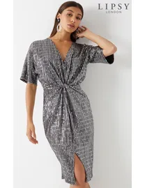 Lipsy gabriella print kimono dress best sale