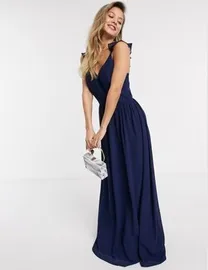 Shop Chi Chi London Women s Navy Maxi Dresses up to 80 Off DealDoodle