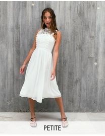 Shop Chi Chi London Women s White Prom Dresses up to 80 Off DealDoodle