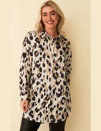 Shop Tesco F F Clothing Women s Leopard Print Clothes DealDoodle