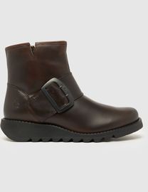 Shop Schuh Fly London Women s Brown Boots up to 70 Off DealDoodle