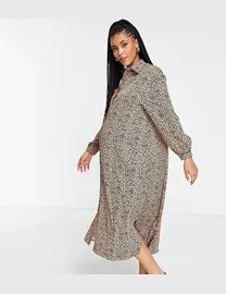 Shop Fashion Union Women s Midi Shirt Dresses up to 45 Off DealDoodle