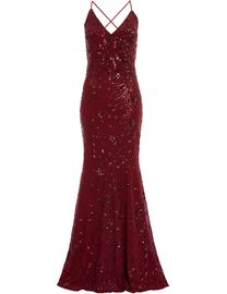 Quiz red sequin dress hotsell