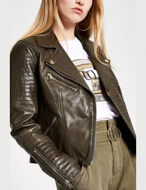 River island cato leather jacket online