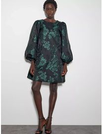 Karlie knot front jacquard dress hotsell