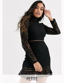 Fashion union high neck lace dress hotsell