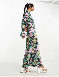 Vila floral maxi dress new arrivals