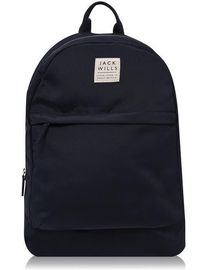 Jack wills portbury backpack pink navy hotsell