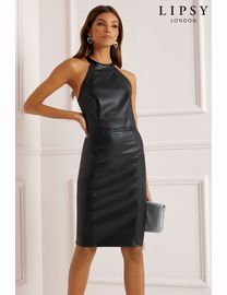 Shop Lipsy Women s Leather Dresses up to 35 Off DealDoodle