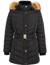 Shop Sports Direct Women s Belted Puffer Jackets up to 75 Off DealDoodle
