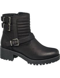 Shop Deichmann Women s Biker Boots DealDoodle