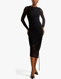 Annile magnificent ruched bodycon dress best sale