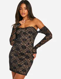 Shop Debenhams boohoo Women s Black Lace Dresses up to 80 Off DealDoodle