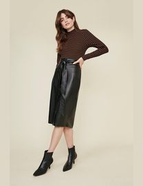 Leather skirt oasis best sale