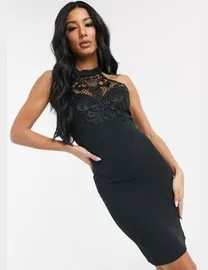 Shop Lipsy Women s Black Lace Dresses up to 60 Off DealDoodle