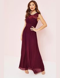 Lipsy elsa mesh maxi dress best sale