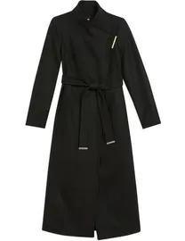 Shop Ted Baker Women s Black Longline Coats up to 60 Off DealDoodle