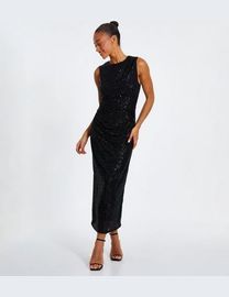 Shop Quiz Women s Black Embellished Dresses up to 65 Off DealDoodle