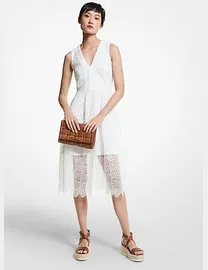 Michael kors white lace dress best sale