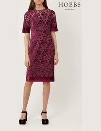 Hobbs cadence velvet dress best sale