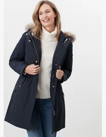 Shop Joules Parka With Fur Hood for Women up to 65 Off DealDoodle