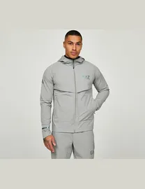 Shop Ea7 Men s Grey Hoodies up to 50 Off DealDoodle