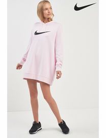 Shop Nike Women s Longline Hoodies up to 25 Off DealDoodle