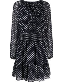 Lauren ralph lauren polka dot dress online