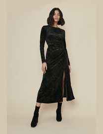 Shop Oasis Fashion Women s Black Glitter Dresses up to 80 Off DealDoodle